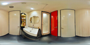 伊丹・宝塚の人気ラブホ、アンブレインのお部屋303号室パウダールーム。360度ご覧いただけます。